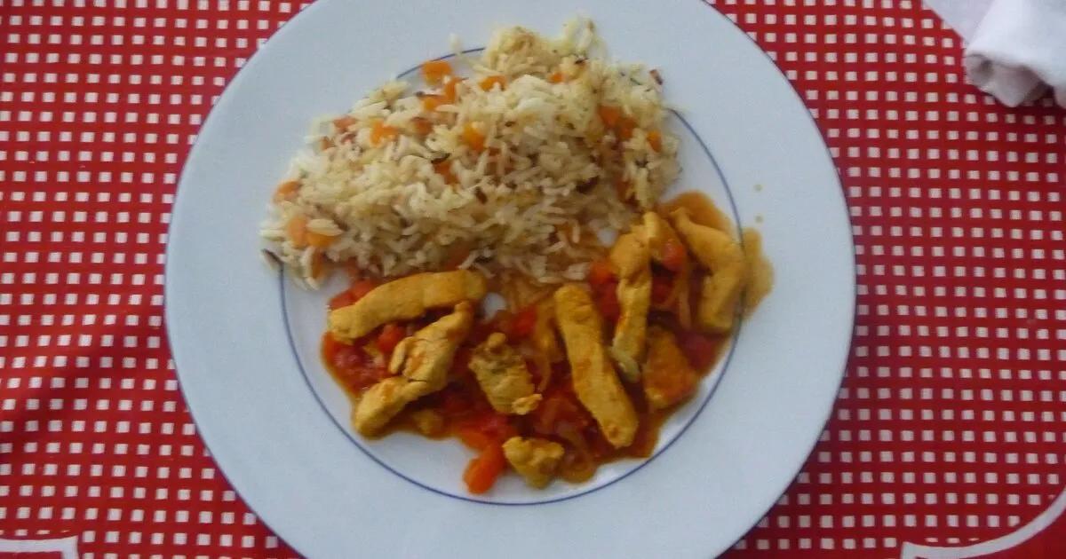 Curryfleisch mit Reis - einfach &amp; lecker | DasKochrezept.de
