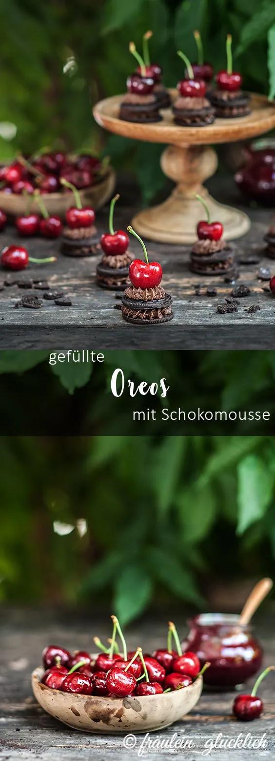 Oreos mit Schokomousse gefüllt | Schokomousse, Köstliche rezepte ...