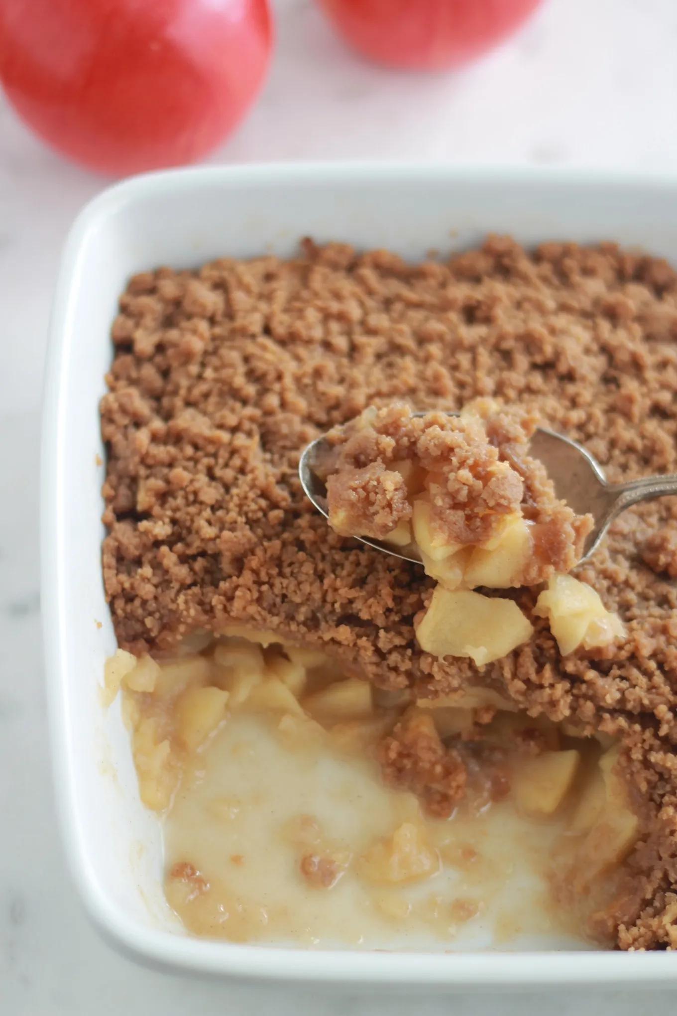 Crumble aux pommes et amandes, recette facile - Cuisine Culinaire