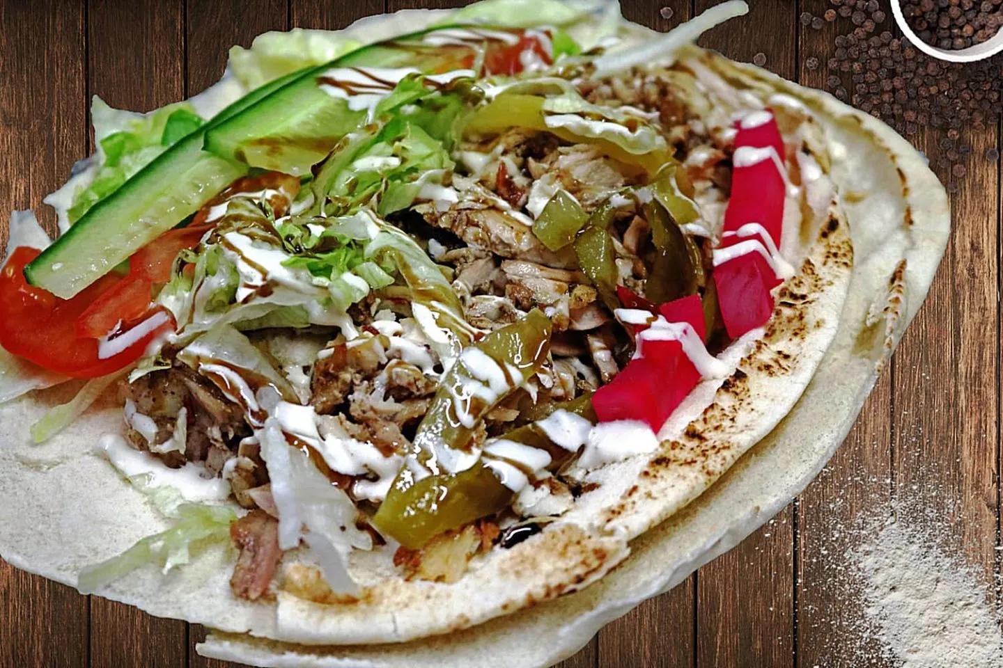 Arabische Shawarma Sandwich - syriana-falafel.de