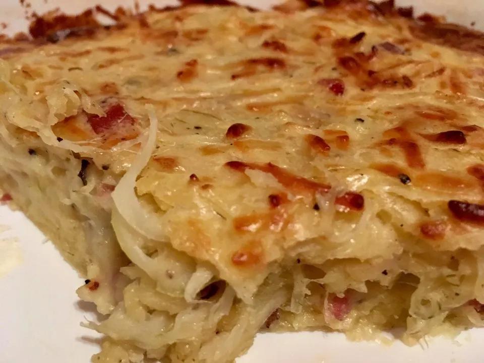 Einfacher Zwiebel - Speck - Kuchen von Yvonne29 | Chefkoch