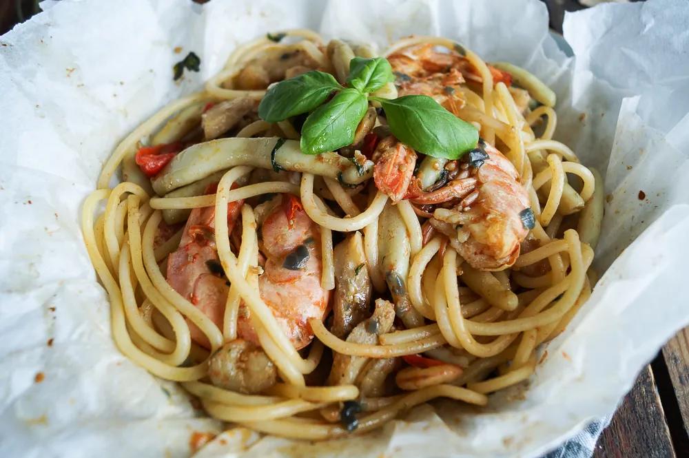 Frutti di Mare al Cartoccio - Cooking Italy