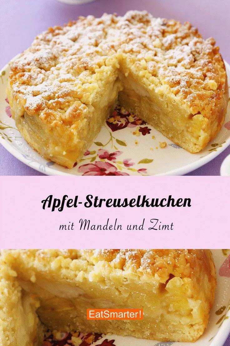 Streusel-Apfel-Kuchen: Ein saftiger Apfelkuchen für Gäste #kaffeetafel ...