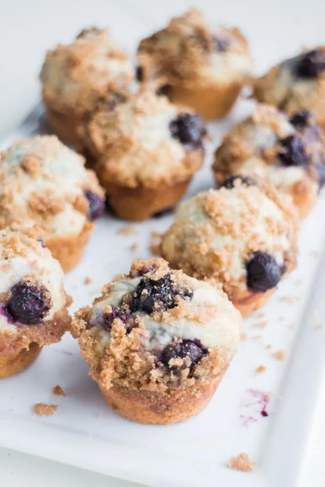 Mini Blueberry Muffins - Brooklyn Farm Girl