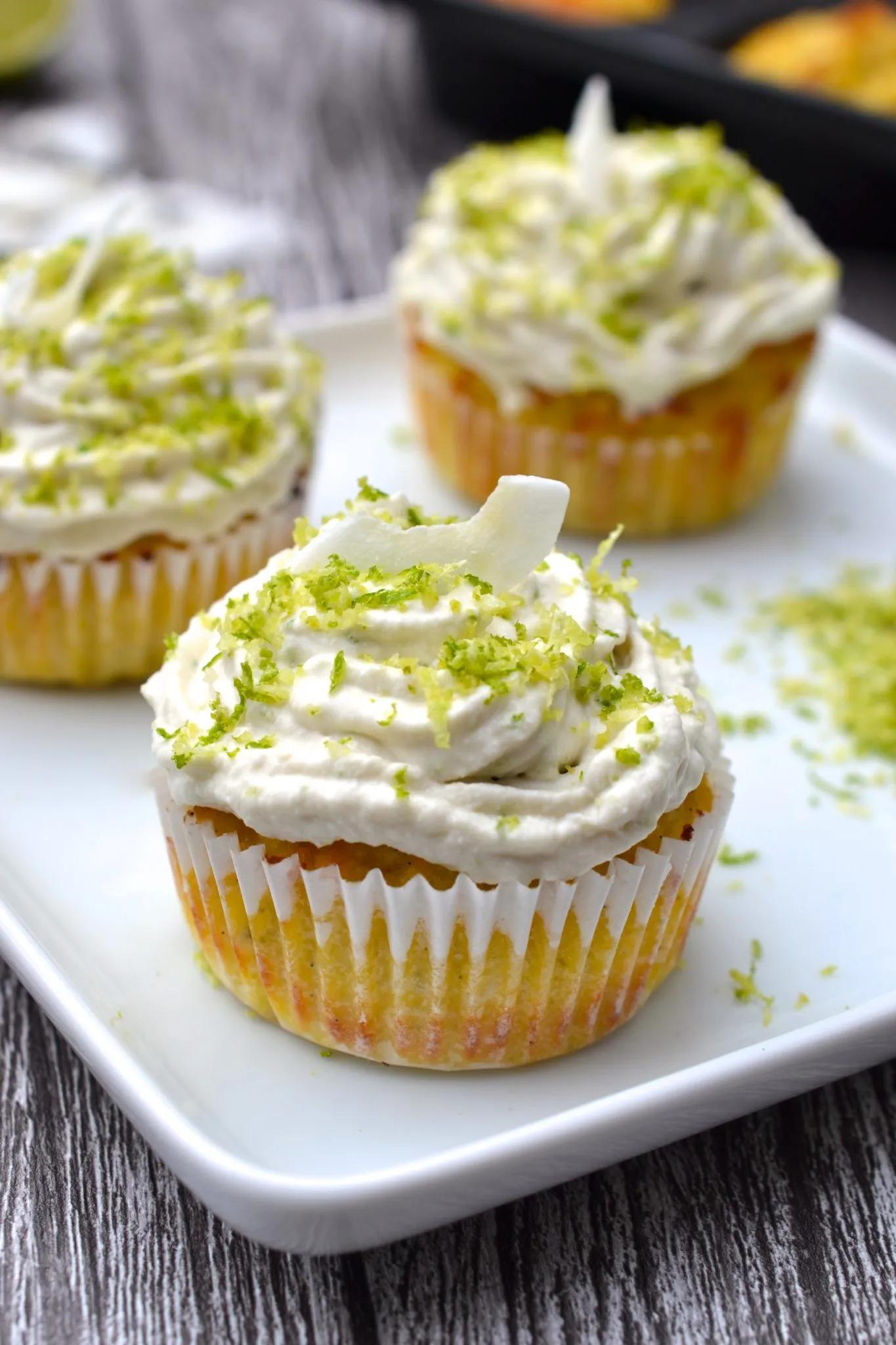 Coconut &amp; Lime Cupcakes | Every Last Bite