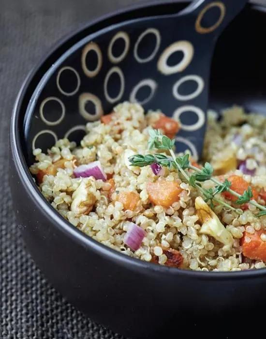Quinoa Pilaf from Vegan Pressure Cooking | Quinoa pilaf, Pressure ...