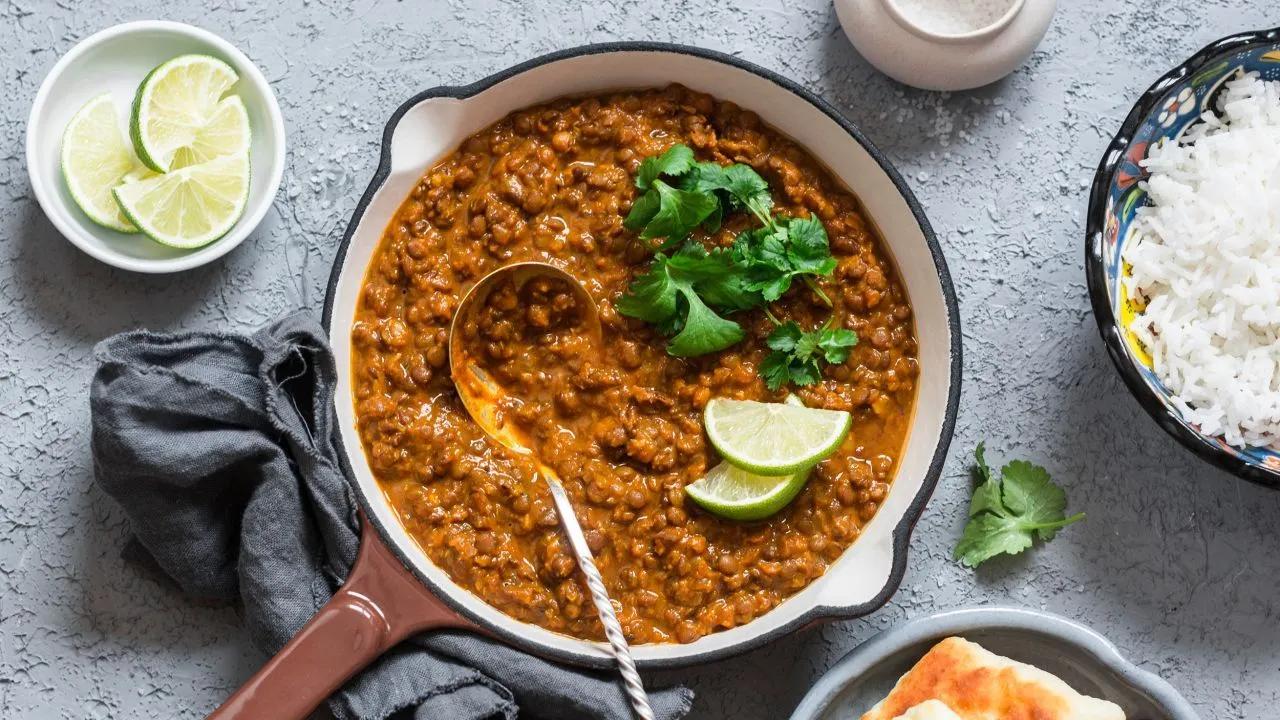 Linsen-Curry – vegan | Linsen curry, Linsen, Lebensmittel essen