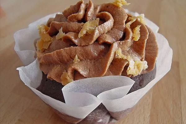 Schoko-Karamell-Cupcakes mit Nougat-Frosting | Chefkoch