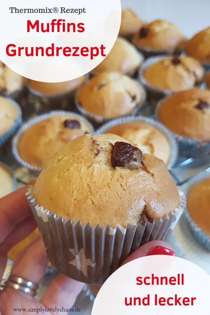 Einfaches Muffins Grundrezept - SIMPLYLOVELYCHAOS | Kuchen