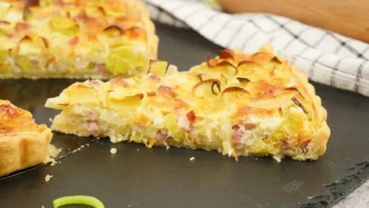 Rezept: Quiche Lorraine mit Lauch &amp; Speck | Lothringer Quiche