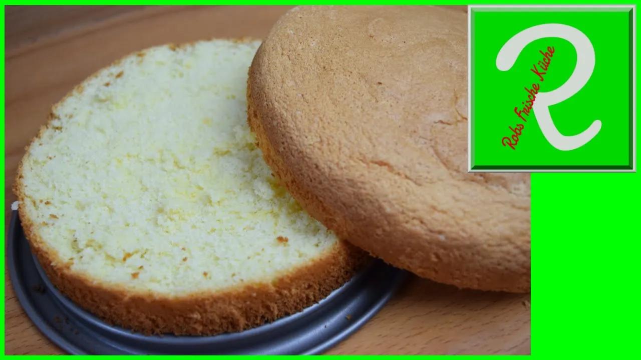 Biskuit Teig Grundrezept | Baking News | Basic - YouTube