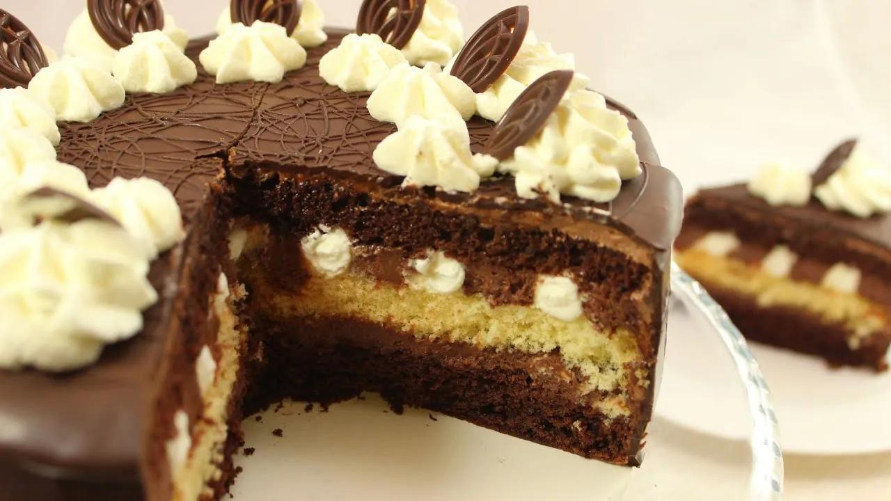 Chocolate Cream Cake I Festliche Schokoladentorte - YouTube