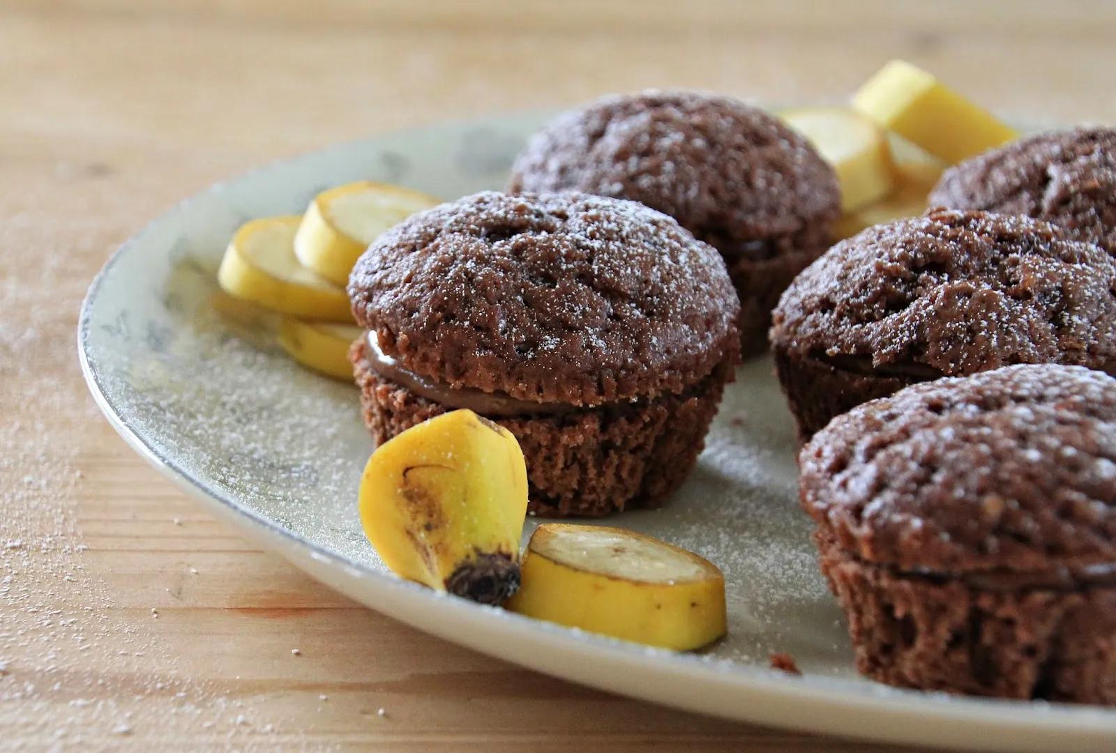 Svenja&amp;#39;s Koch- und Backblog: Schoko-Bananen-Muffins mit Quark