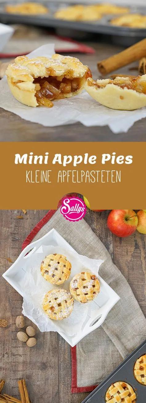 Mini Apple Pies / Kleine Apfelpasteten / Fingerfood - Sallys Blog ...