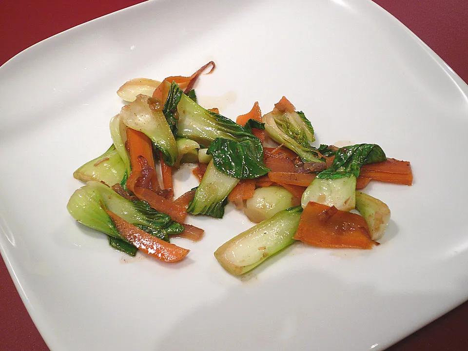 Schnelles Pak Choi-Karotten-Gemüse von anna--banana | Chefkoch.de