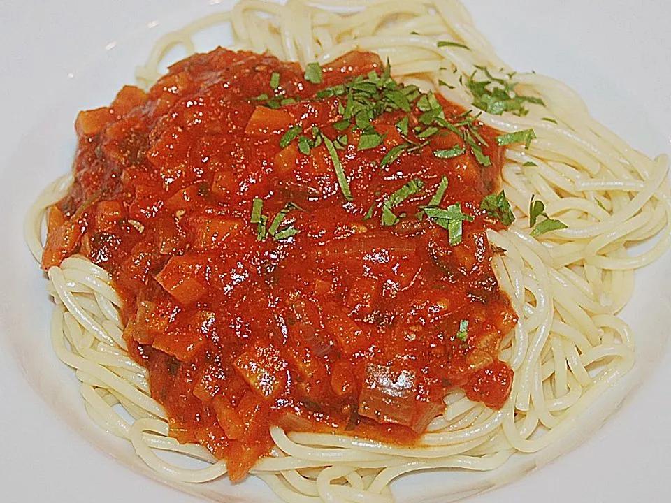 Nudeln mit Tomatensauce von miamilly | Chefkoch
