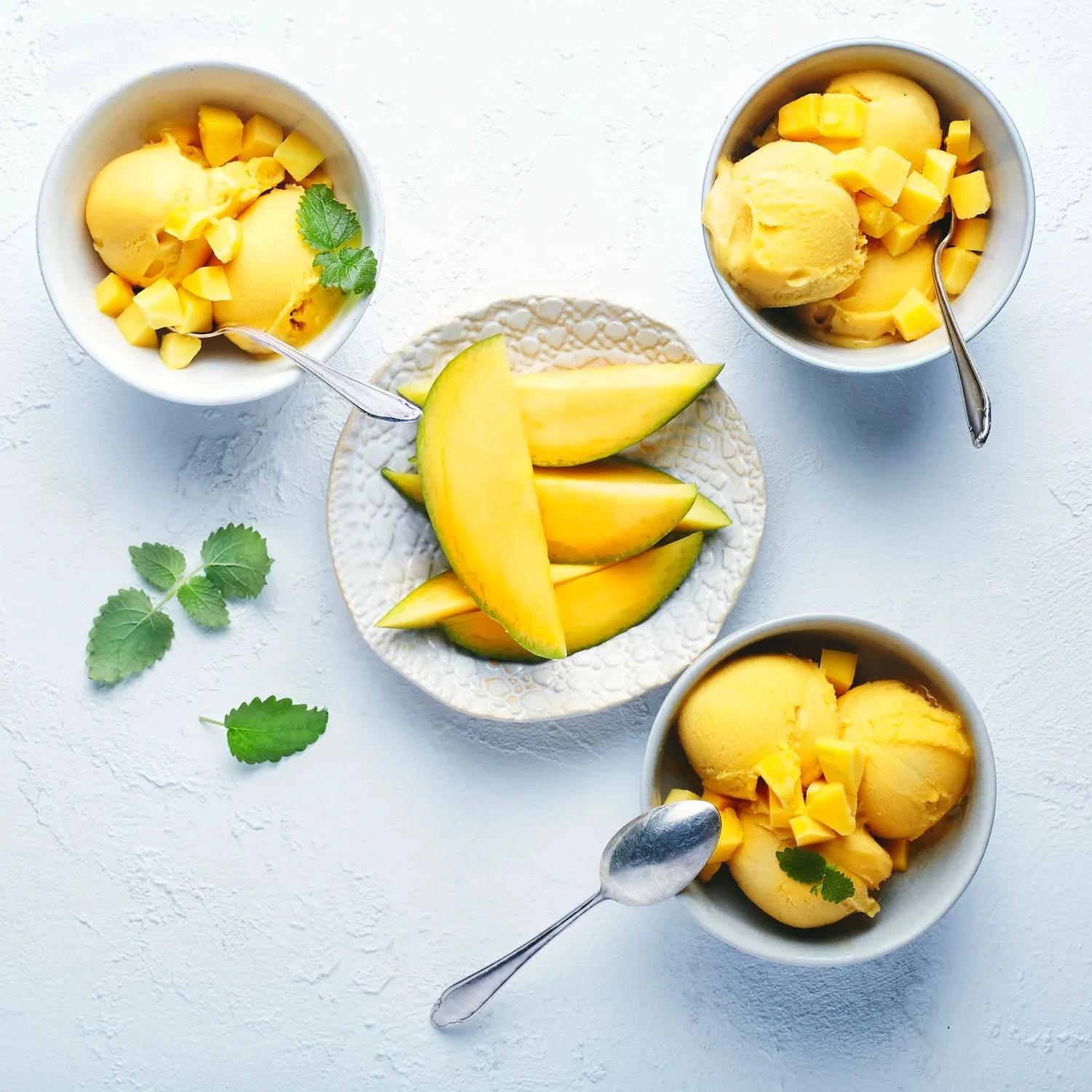 Schnelles Mango-Eis | ALDI Rezeptwelt