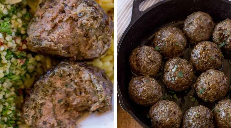 Middle Eastern Meatballs (Kofta Kebabs) - Dinner, then Dessert
