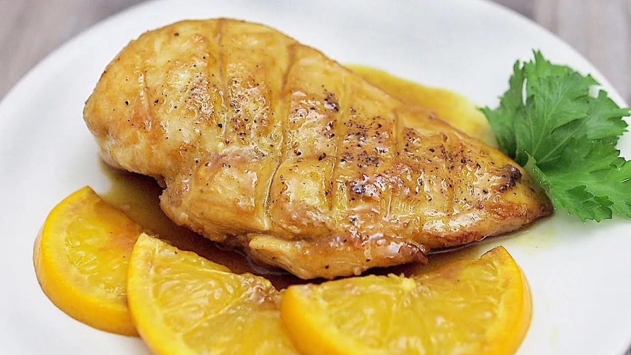 Hähnchenbrust in Orangensauce | Video-Rezepte.info