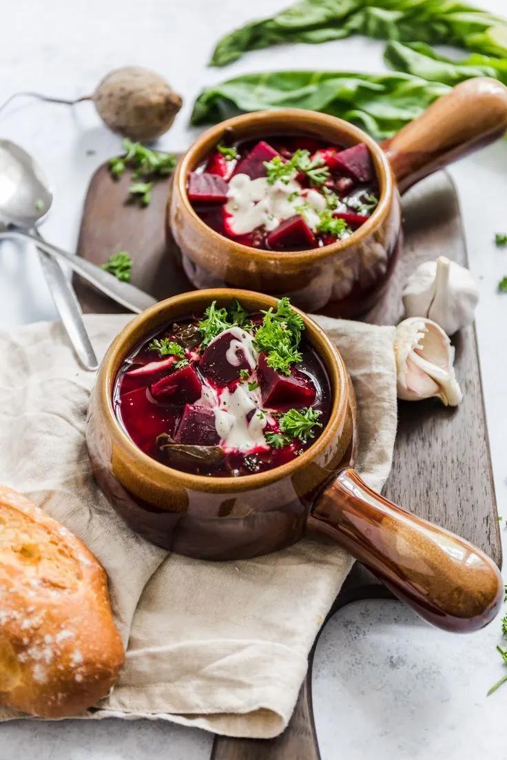 Rote Beete Suppe (Vegane Borsch - # Check more at rot.vasepin.site ...