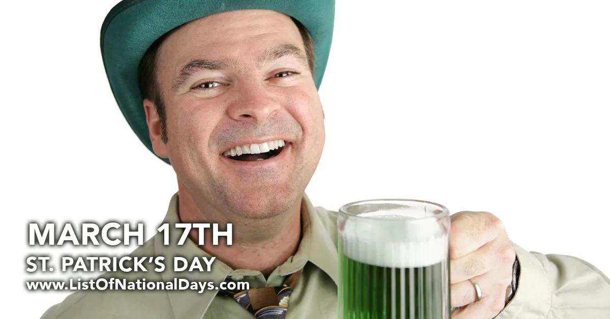 St. Patrick’s Day - List of National Days