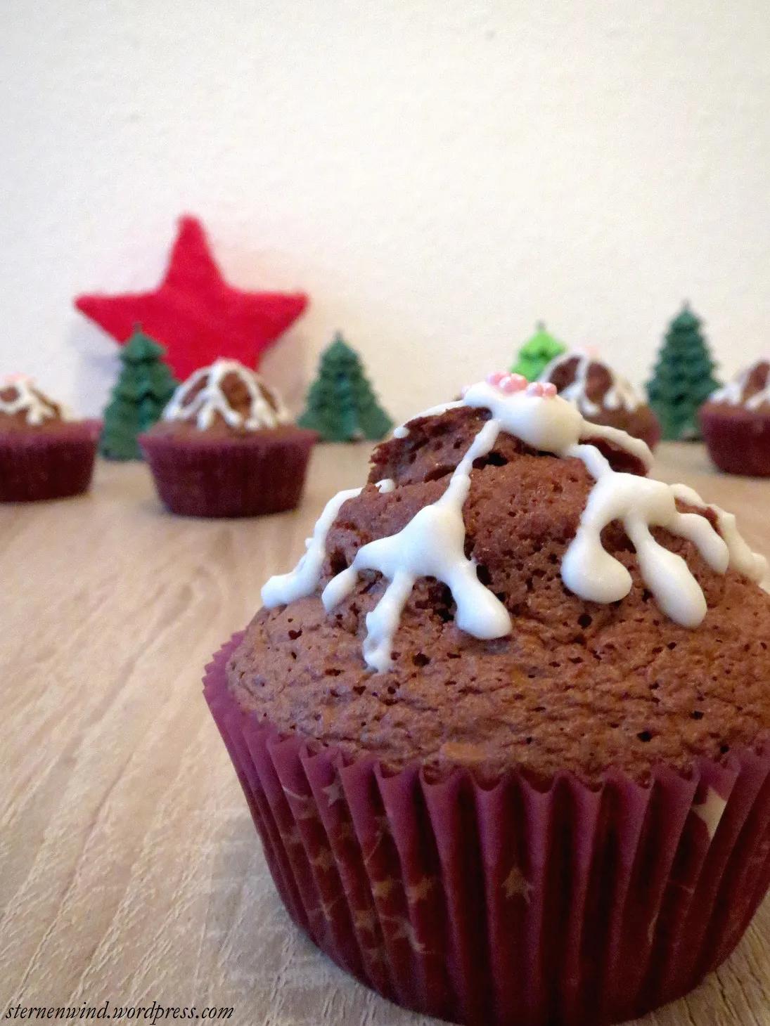 Rezept: weihnachtliche Schoko-Spekulatius-Muffins [ich backs mir ...