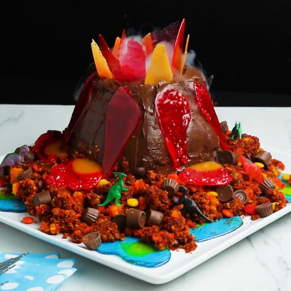 Volcano Cake Recipe by Tasty | Recipe | Volcano cake, Food, Recipes
