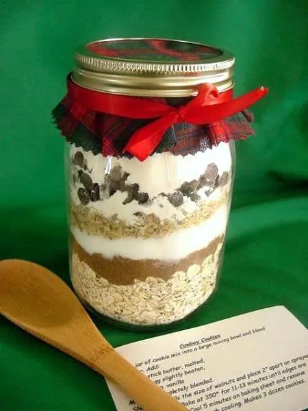 Texas Cowboy Cookies in a Jar | Recipe | Cowboy cookies, Meals in a jar ...