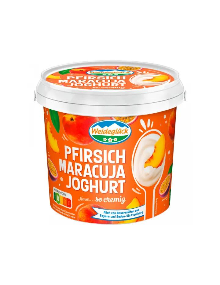 Weideglück Fruchtjoghurt Pfirsich-Maracuja 3,5% 1000g