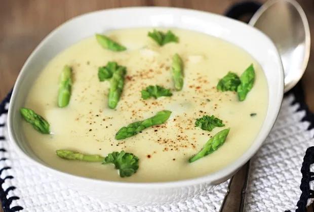 Spargelcremesuppe-Rezept