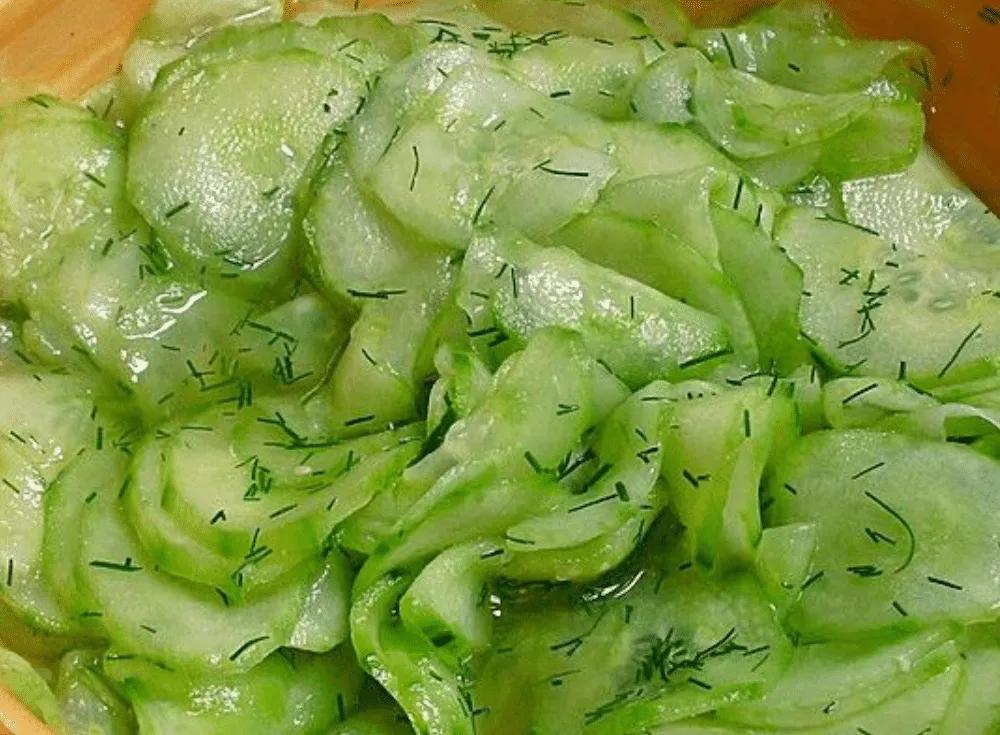 gurkensalat ohne dill | Essen Rezepte