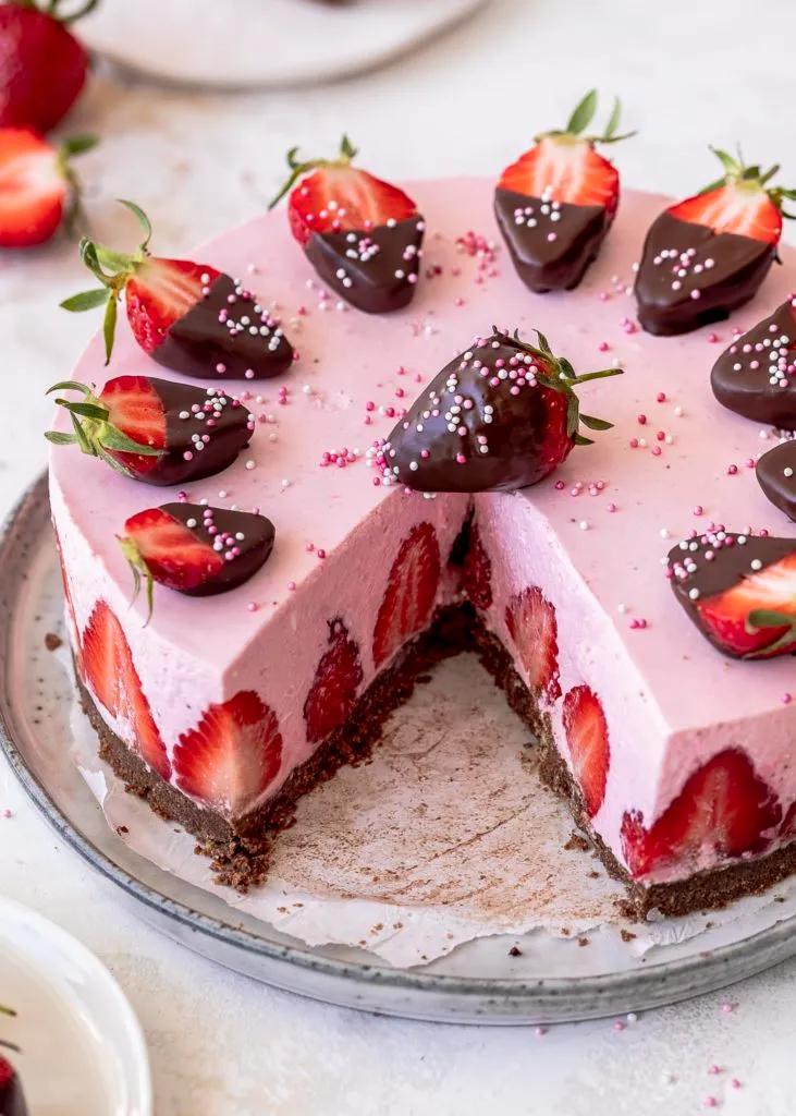 Erdbeermousse Torte | ohne Backen &amp; Tipps für Gelatine - Emma&amp;#39;s ...