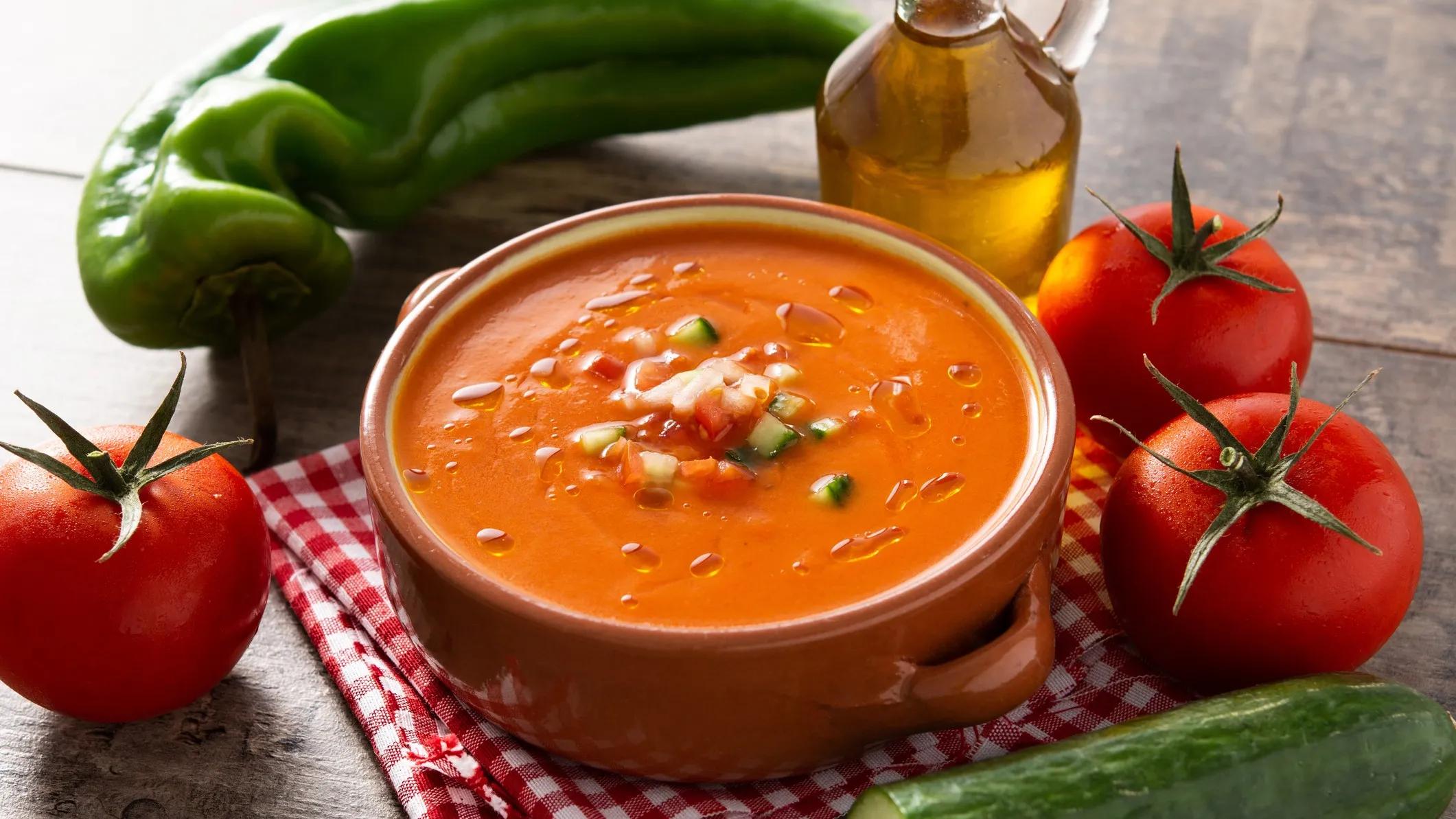 Auténtica receta de gazpacho andaluz