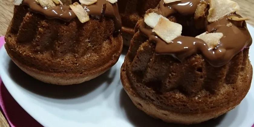 Nutella-Kokos-Mini-Gugelhupfe – Die Gourmetlette