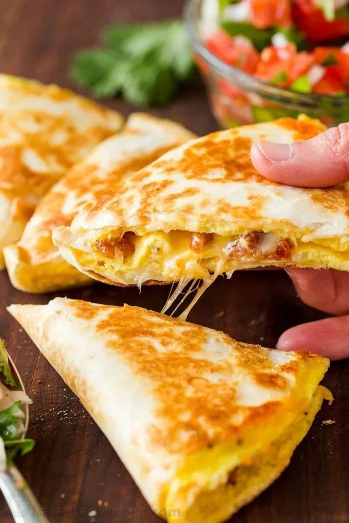 ideen zum mittagessen quesadillas selber machen mit chicken ...