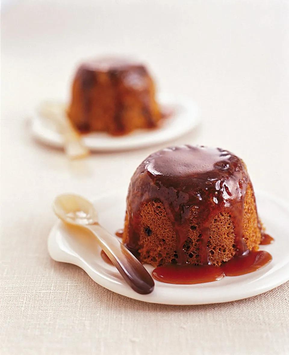 Microwaved sticky toffee pudding - delicious. magazine