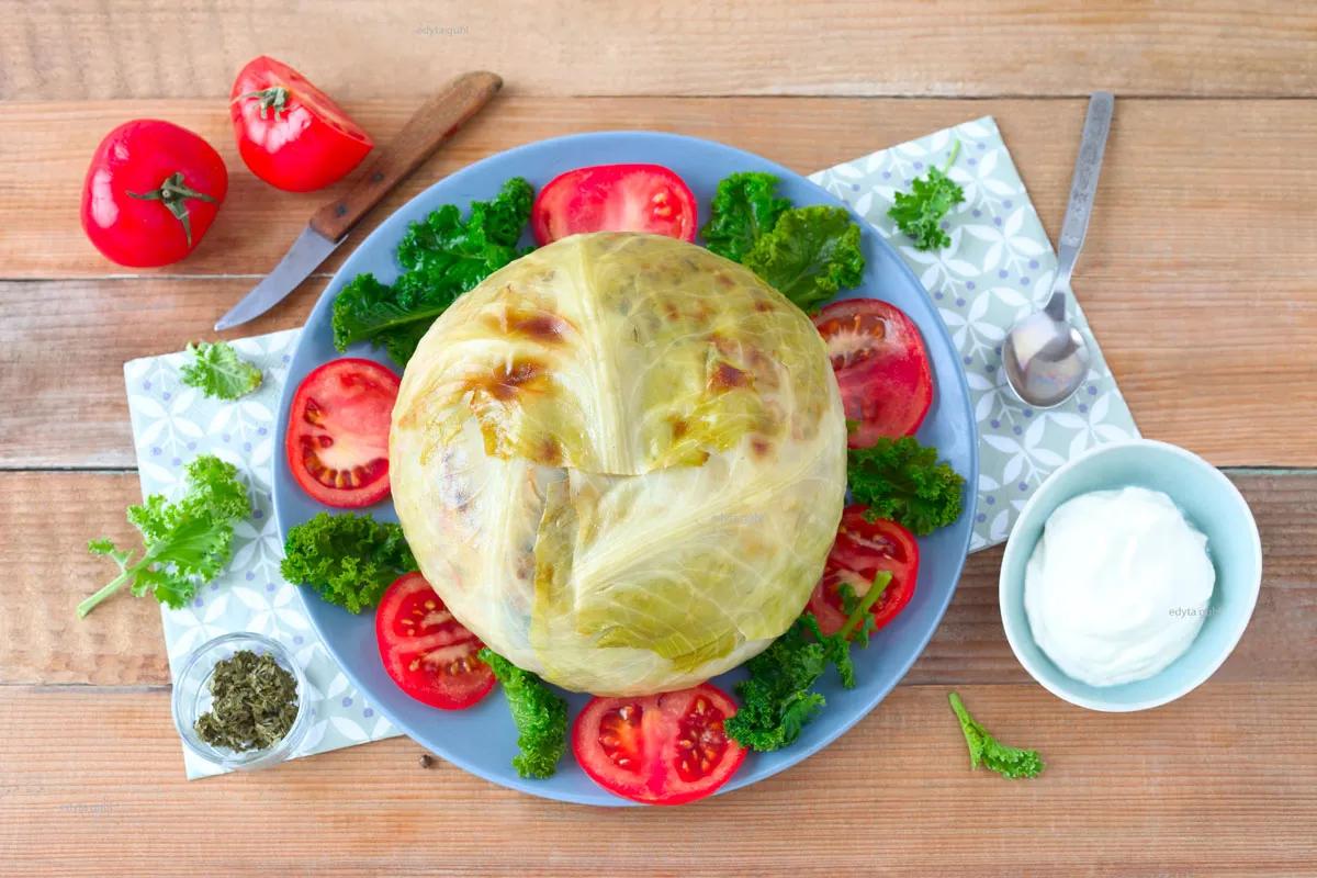 Armenischer Weißkohl gefüllt mit Gemüse und Grütze – mein-dolcevita.de