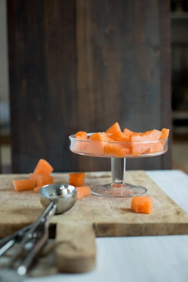 Melonensorbet ohne Eismaschine Rezept