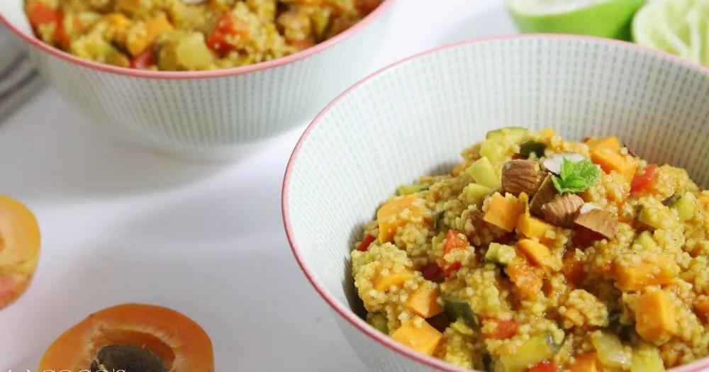 Coco&amp;#39;s Cute Corner: Couscous Salat mit Gemüse und indischer Würze ...