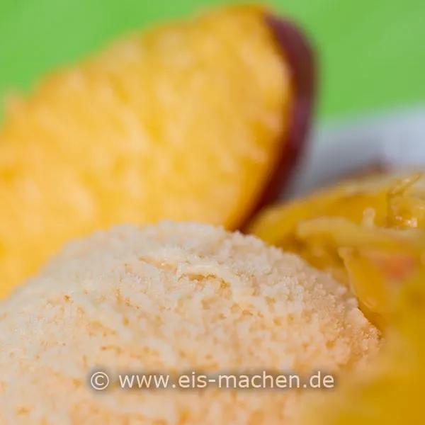 Eis-Rezept: Pfirsich-Joghurt-Eis selbst machen