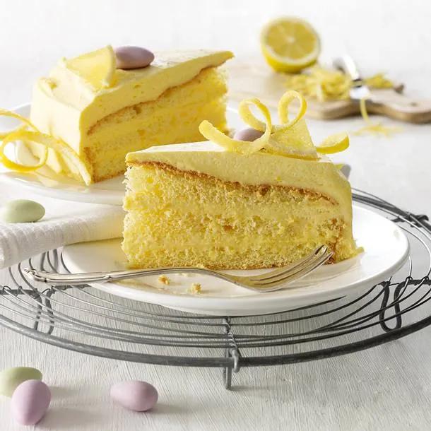 Zitronencreme-Torte Rezept | LECKER