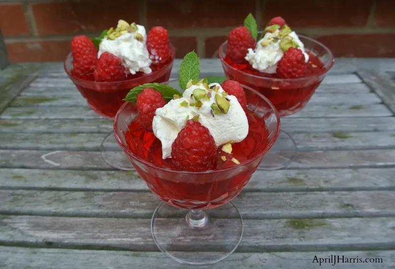Raspberry and Rose Jelly and Cream - April J Harris