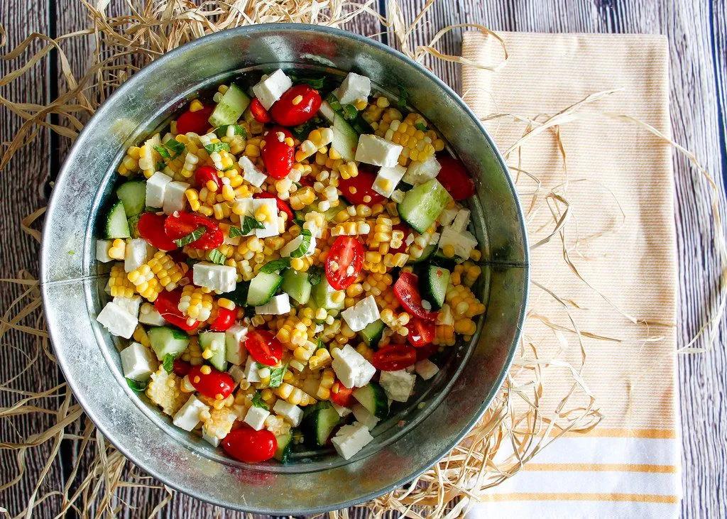 Frischer Mais-Salat - Creative Commons Bilder