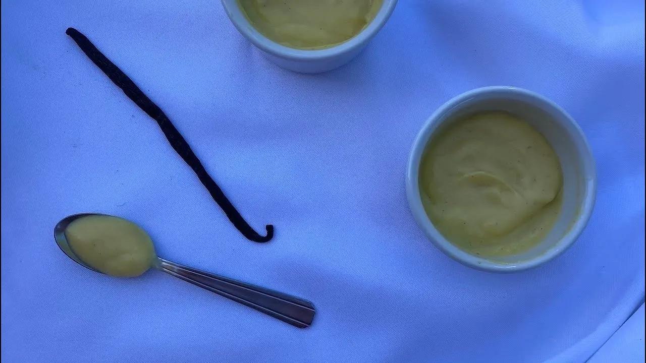 Crème à la vanille - YouTube