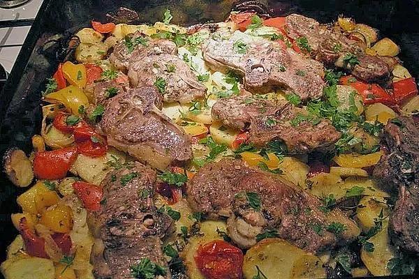 Blechkartoffeln mit Lammkotelett von Ruzamoja| Chefkoch | Lammkotelett ...