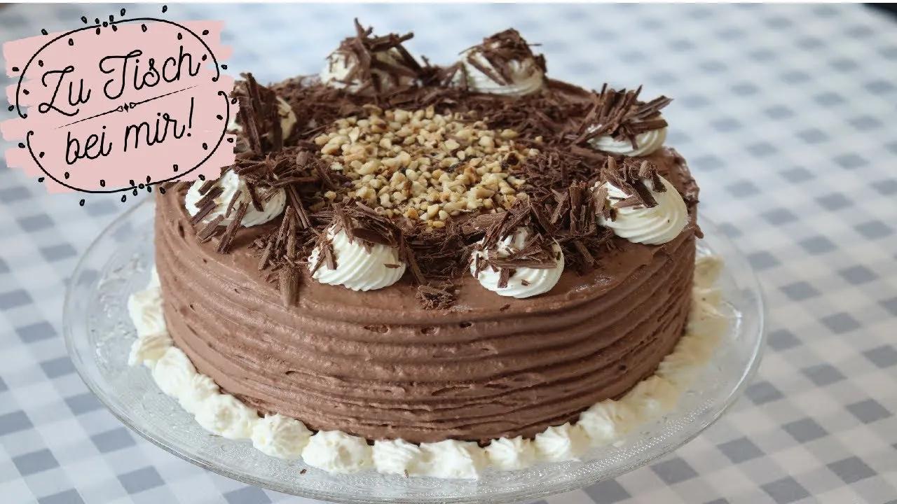 Einfache Torte mit Schokocreme 💯 Anfängertauglich 😀 - YouTube