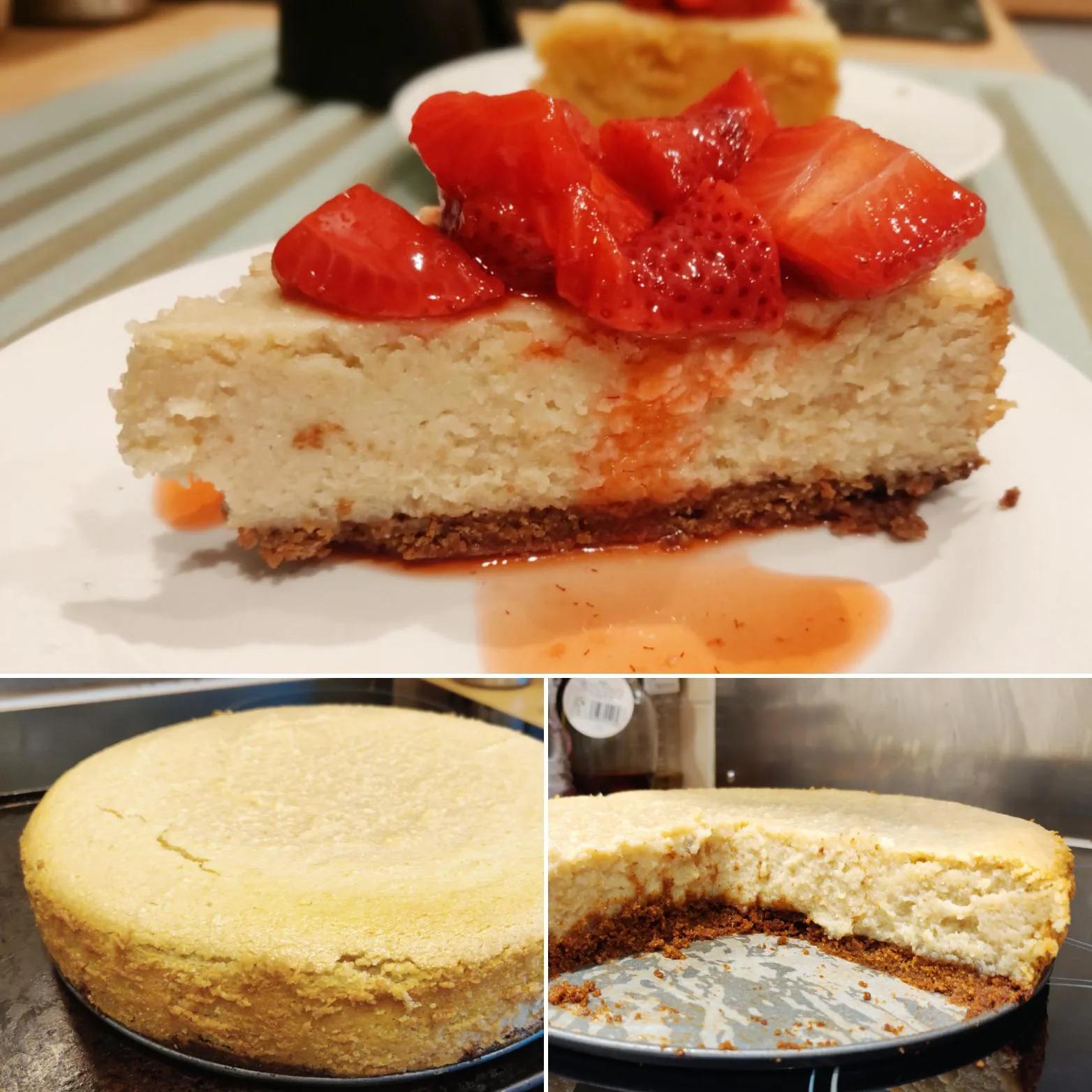 New York style baked cheesecake : r/veganrecipes