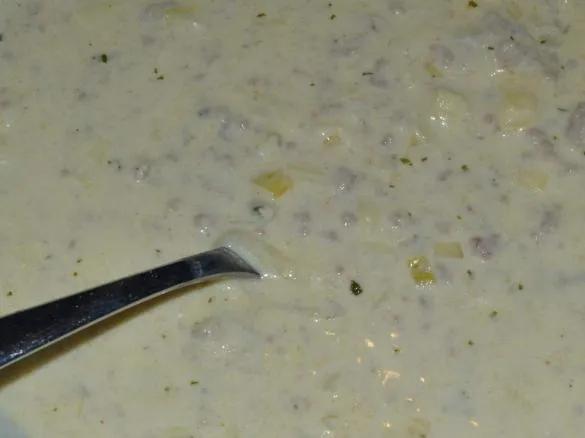 Variation von Hackfleisch-Käse-Lauch-Suppe von kiki_112. Ein Thermomix ...