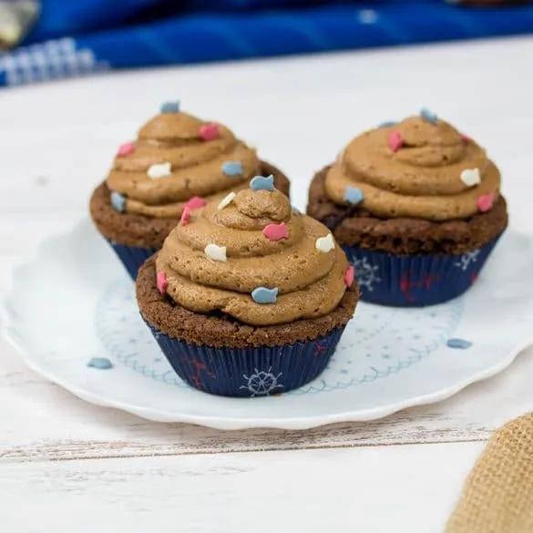 Nougat Cupcakes: Rezept mit Nougat Sahne | Zimtblume.de