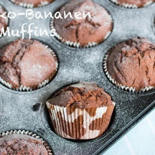 Sandkuchen | Schoko bananen muffins, Bananen muffins, Schoko bananen kuchen